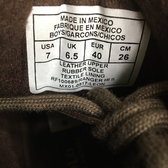 NWOB Polo Ralph Lauren Leather Ranger Combat Hi II Boots Size 7